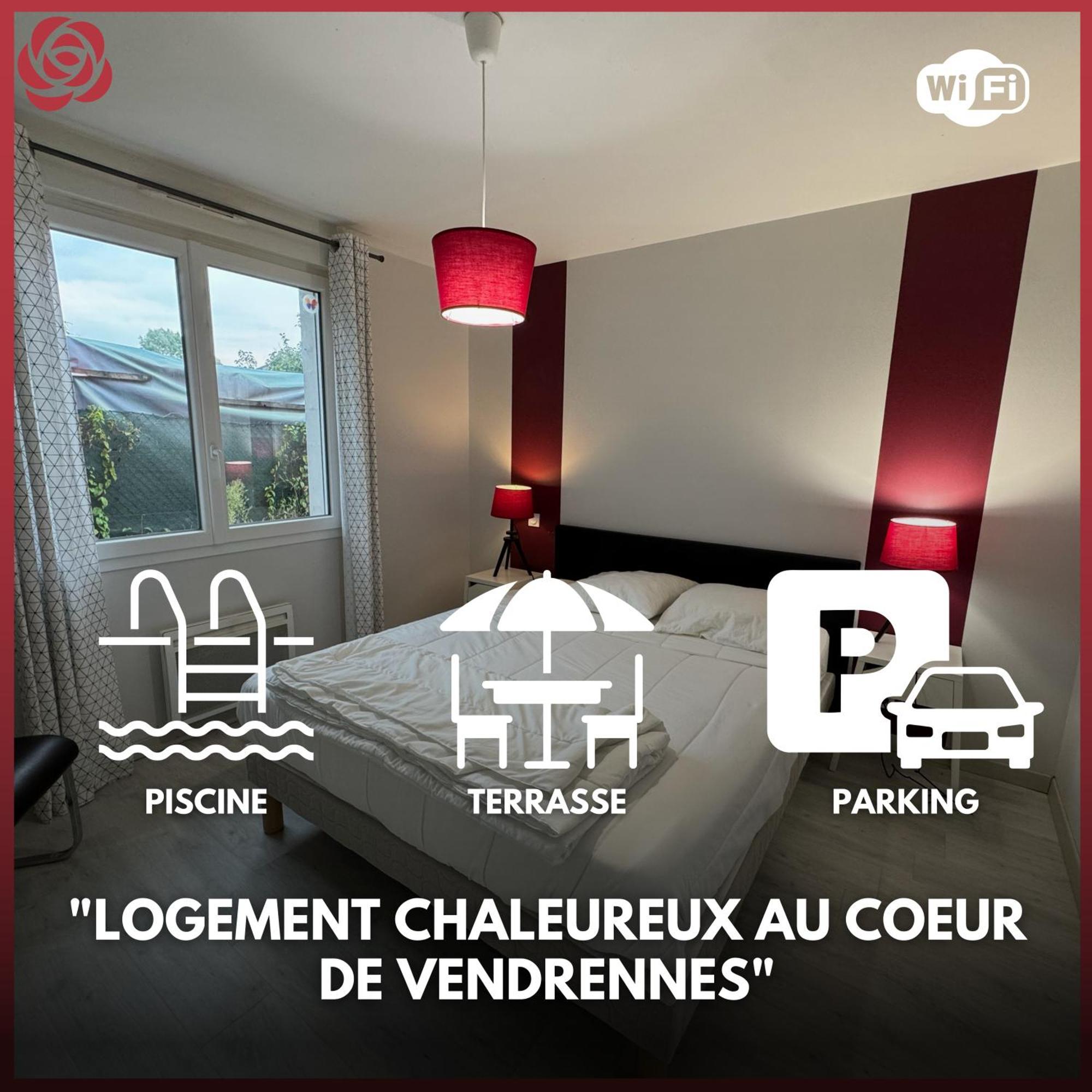 La GuiercheDomaine Des 5 Roses - Rose Rouge公寓 外观 照片